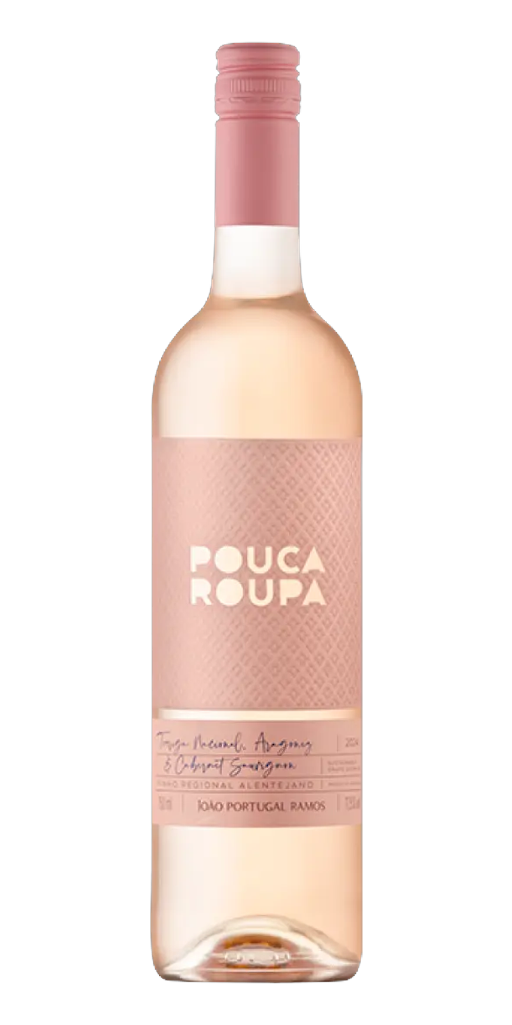 Garrafa do vinho Pouca Roupa Rosé