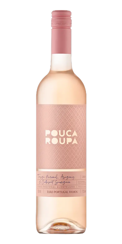 Garrafa do vinho Pouca Roupa Rosé