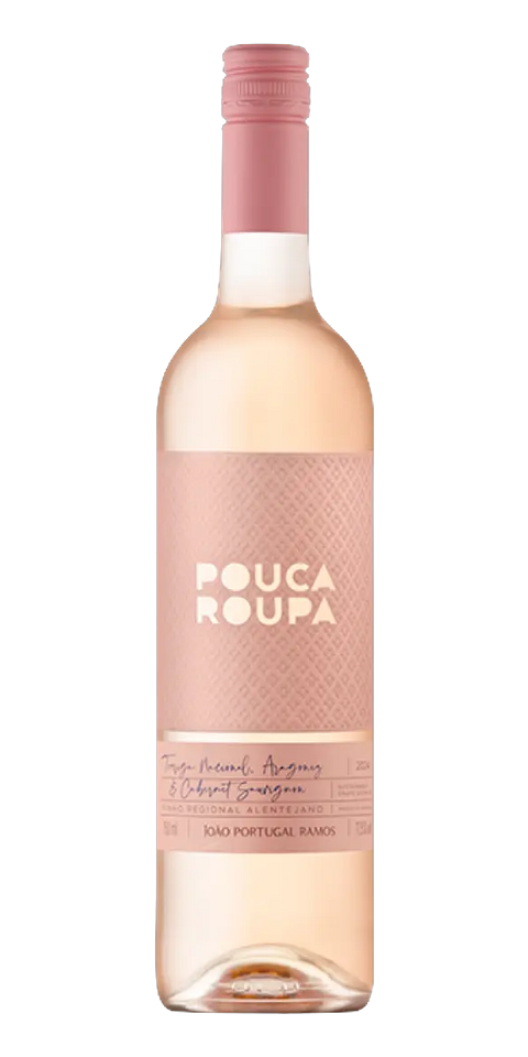 Garrafa do vinho Pouca Roupa Rosé