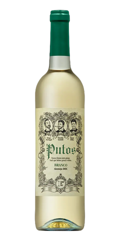 Garrafa do vinho Putos Branco Alentejo DOC
