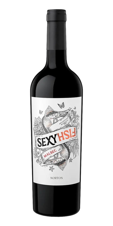 Garrafa do vinho Sexy Fish Malbec