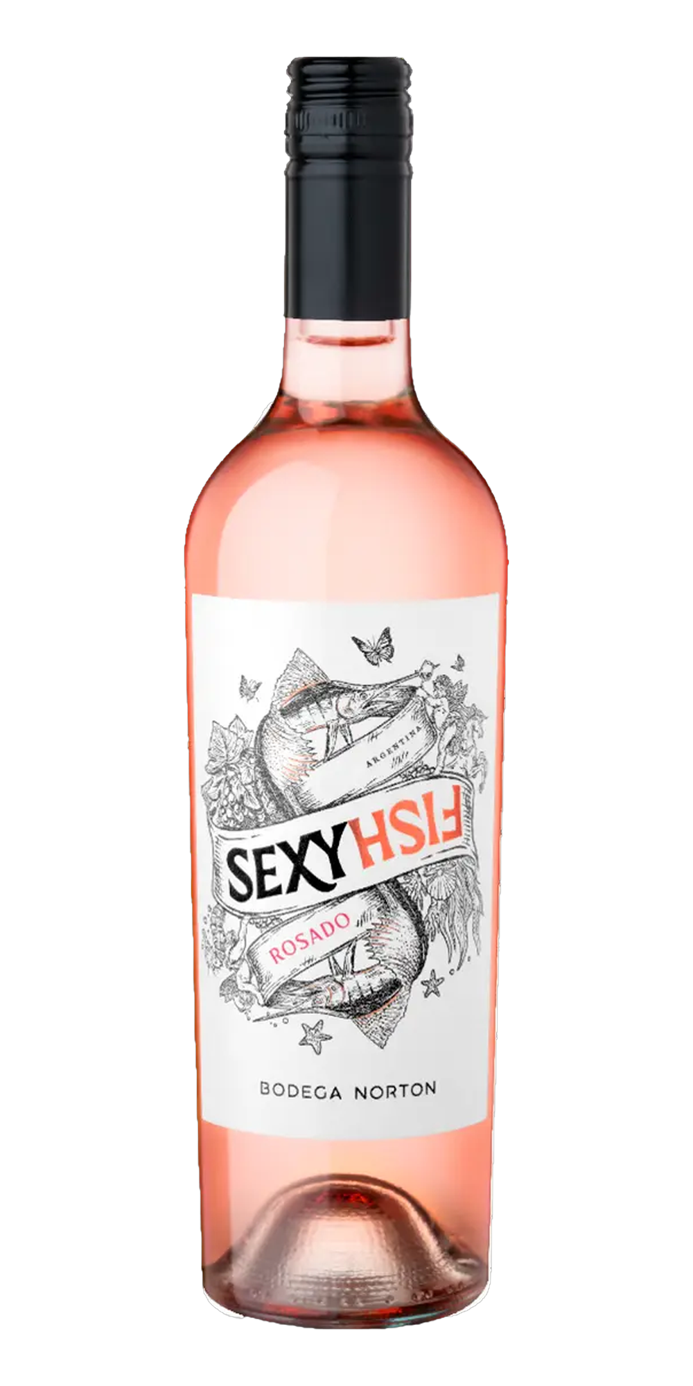 Garrafa do vinho Sexy Fish Rose