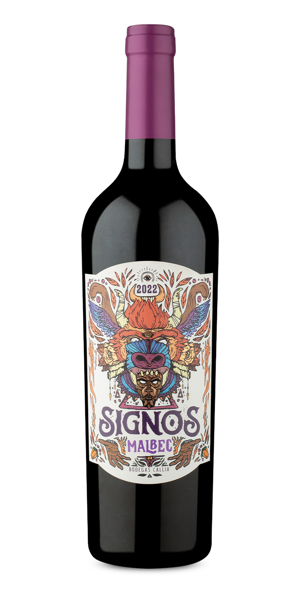Garrafa do vinho Signos Malbec