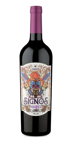 Garrafa do vinho Signos Malbec
