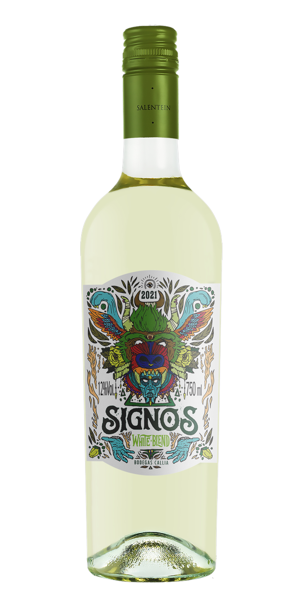 Garrafa do vinho Signos White Blend