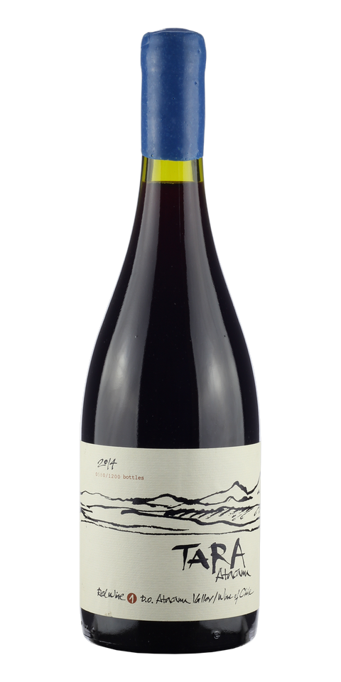 Garrafa do vinho Tara Atacama Pinot Noir