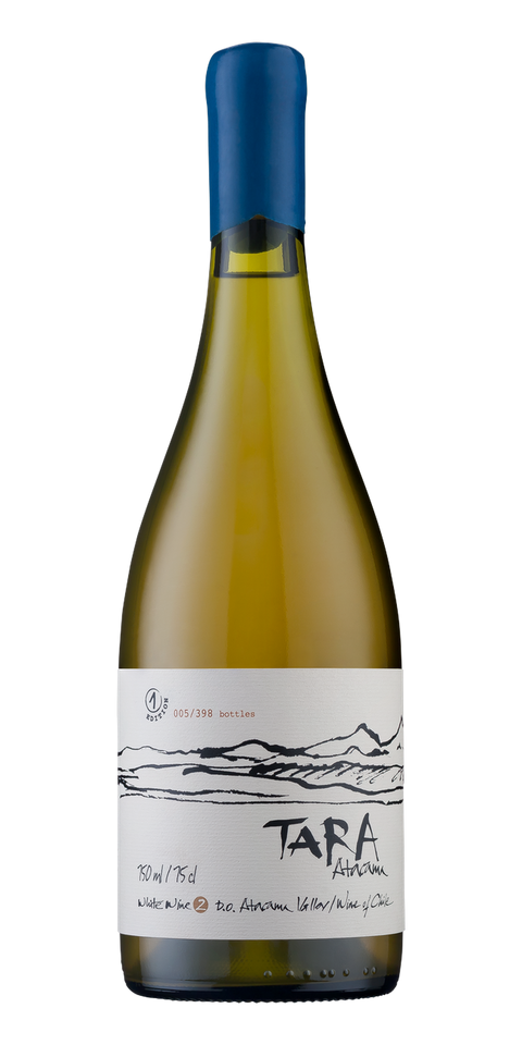 Garrafa do vinho Tara Atacama Viognier