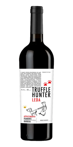 Garrafa do vinho Truffle Hunter Leda Appassimento Piemonte DOC Barbera