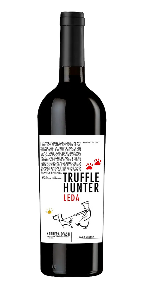 Garrafa do vinho Truffle Hunter Leda Barbera D’Asti DOCG