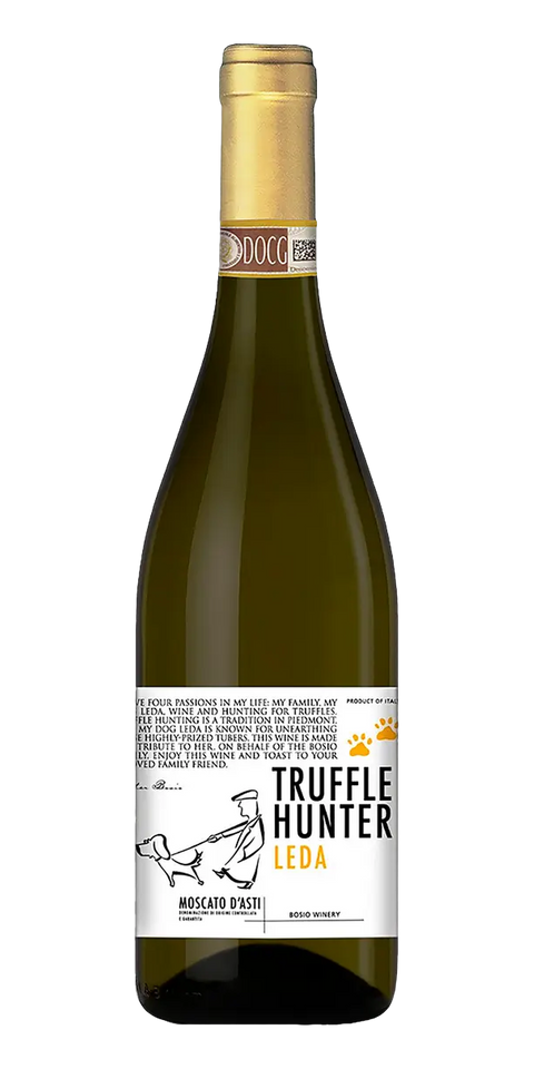 Garrafa do vinho Truffle Hunter Leda Moscato D’Asti DOCG