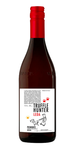 Garrafa do vinho Truffle Hunter Leda Piemonte DOC Tinto