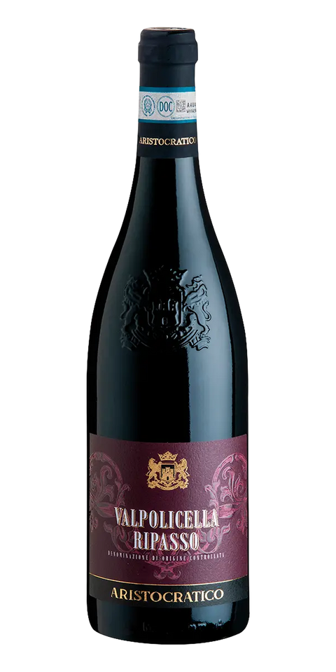 Garrafa do vinho Valpolicella Ripasso DOC Aristocratico