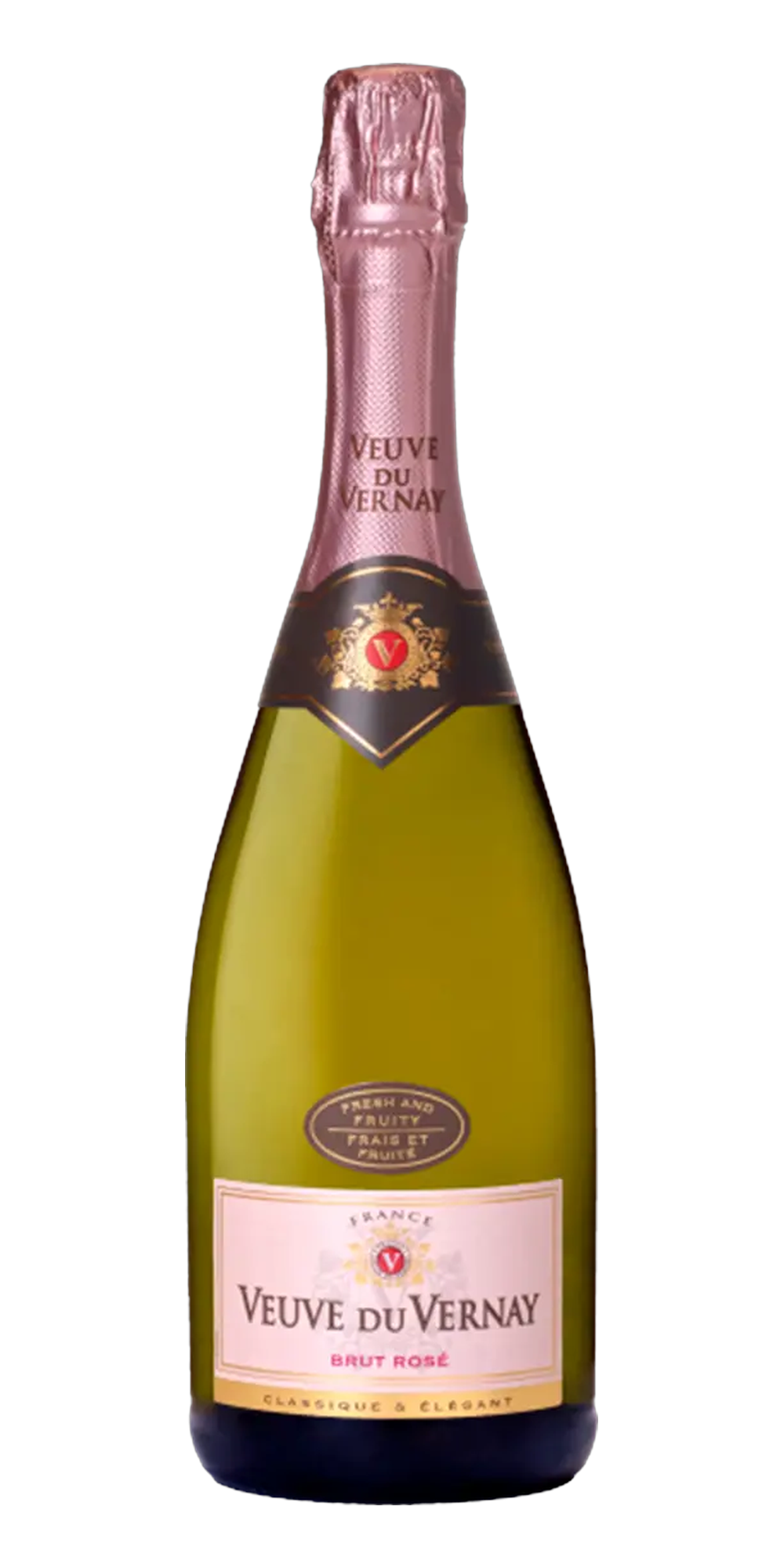 Garrafa do vinho Veuve du Vernay Brut Rosé