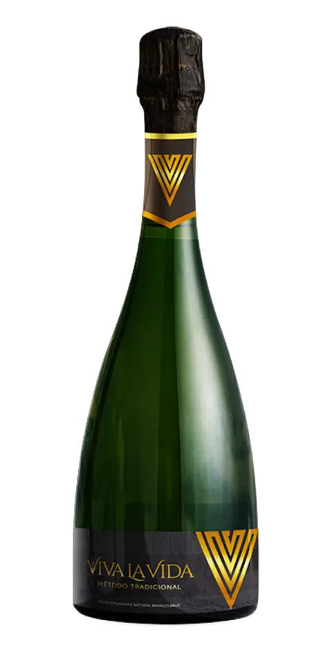 Garrafa do vinho Viva la Vida Brut 22 Meses (Método Tradicional)