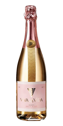 Garrafa do vinho Viva la Vida Brut Rosé
