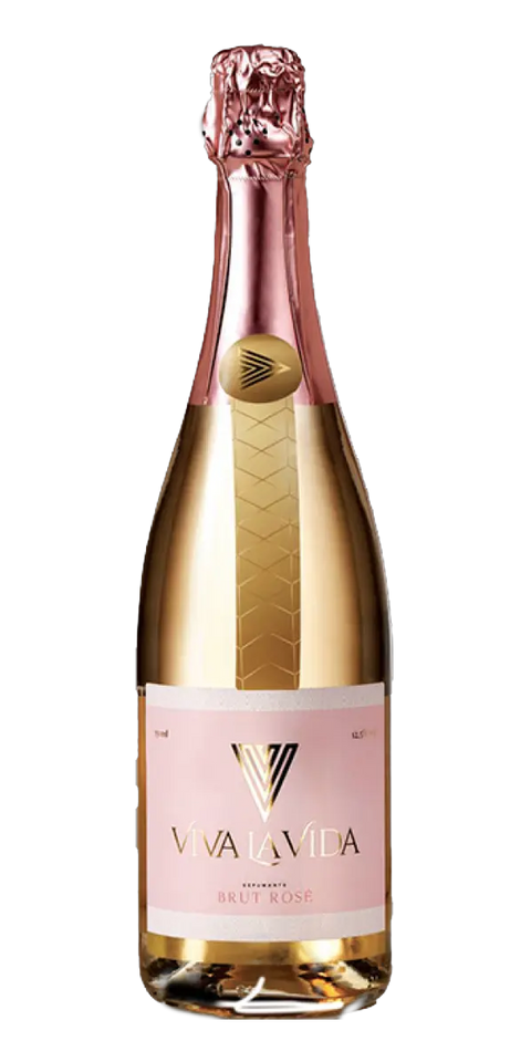 Garrafa do vinho Viva la Vida Brut Rosé