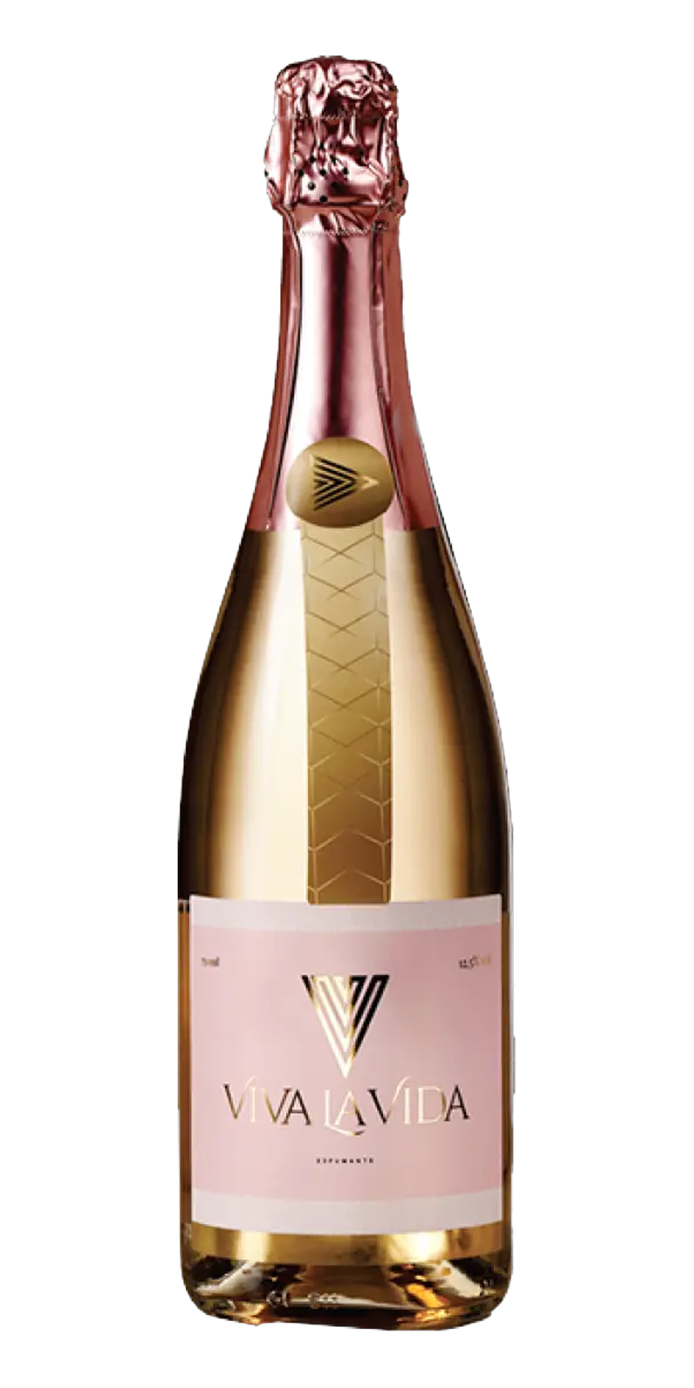 Garrafa do vinho Viva la Vida Moscatel Rosé
