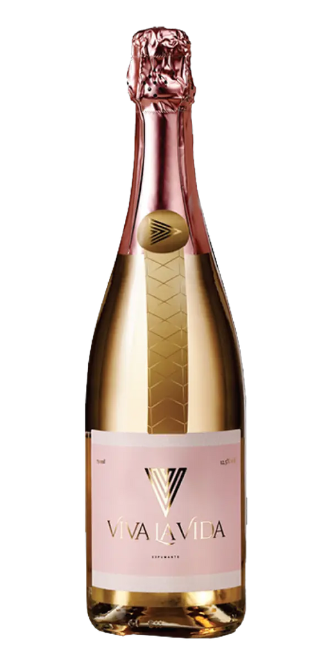Garrafa do vinho Viva la Vida Moscatel Rosé