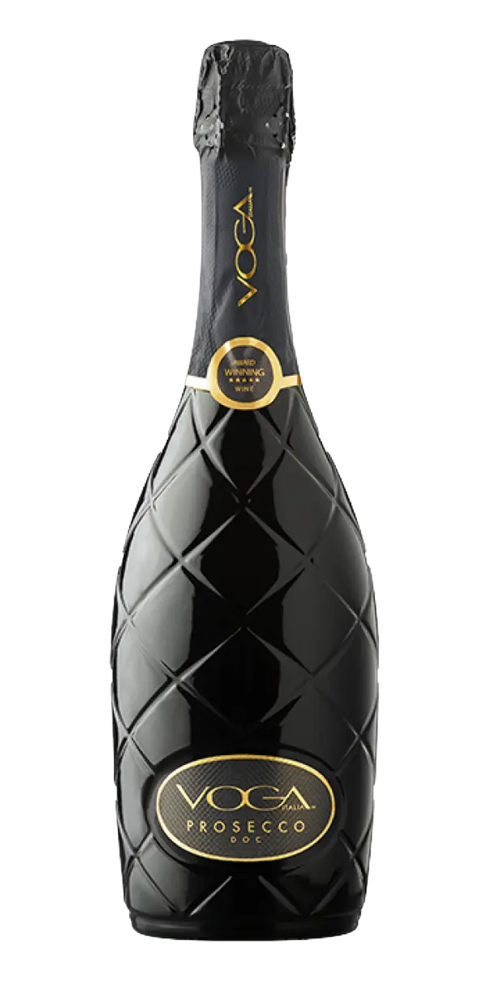 Garrafa do vinho Voga Prosecco Black Edition